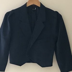 Urban Renewal (UO) Blue Cropped Blazer S/M